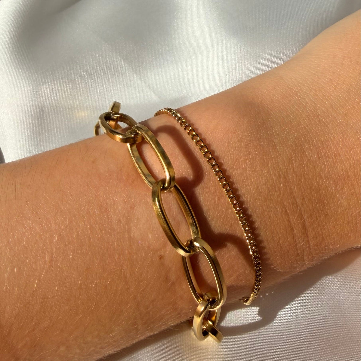 Bracelet Nely - Double chaîne