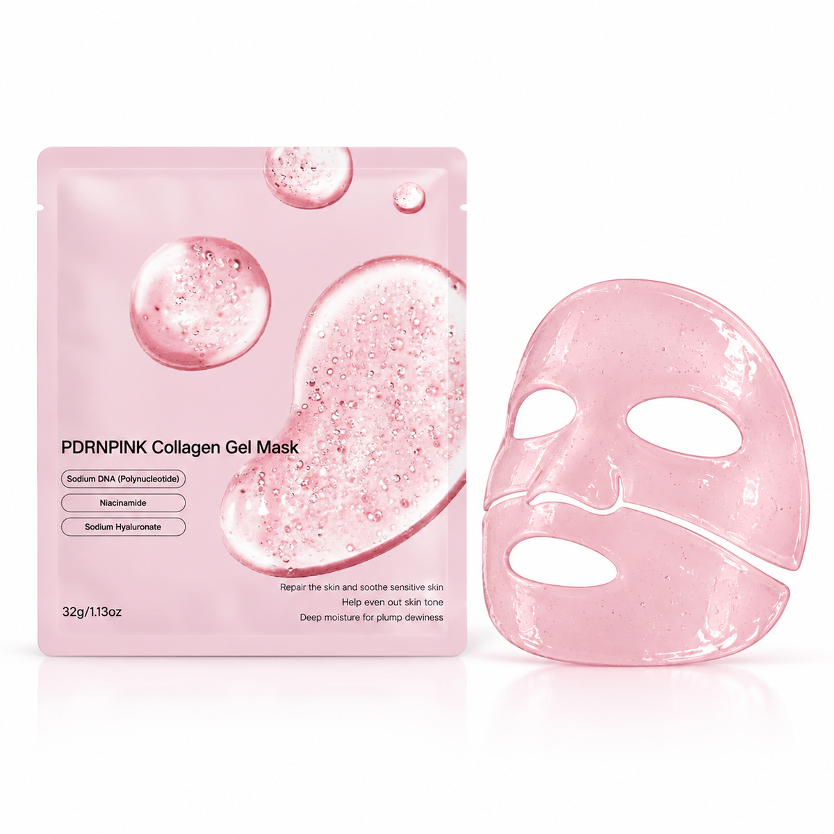 Masque Gel Collagène PDRN Pink