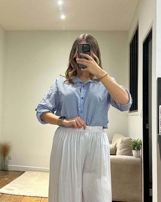 Chemise Luna - Bleu Roi
